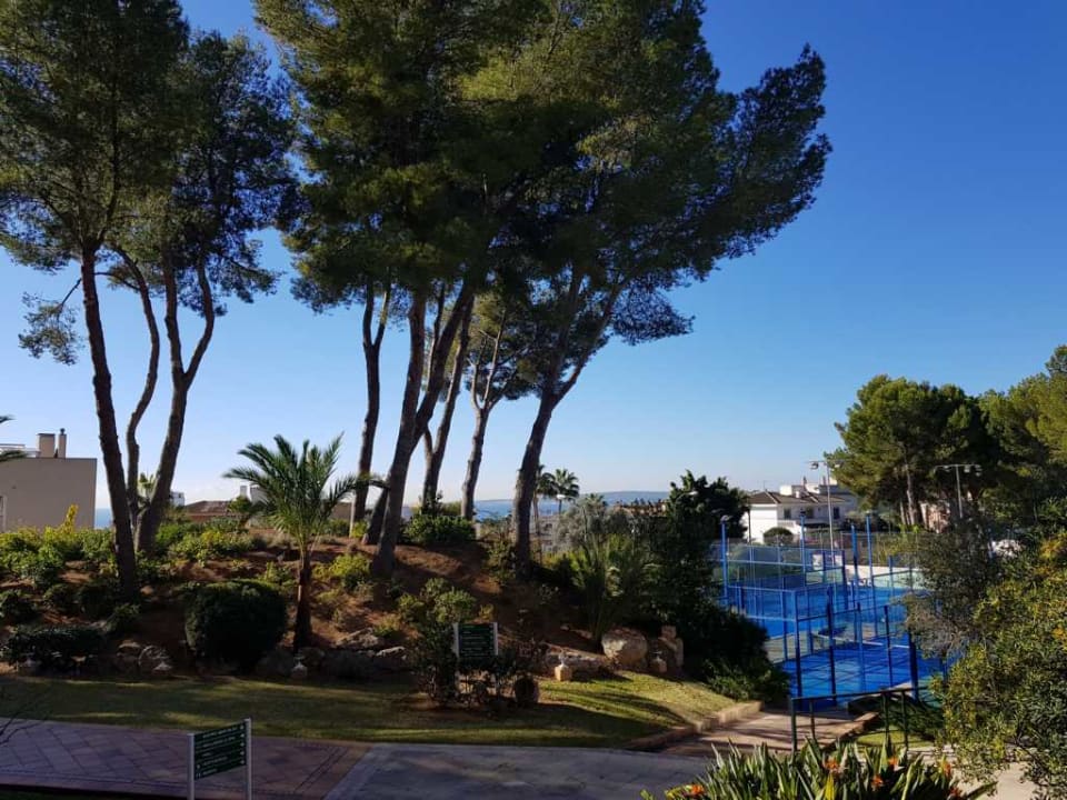 Garten mit Tennis GPRO Valparaiso Palace & Spa