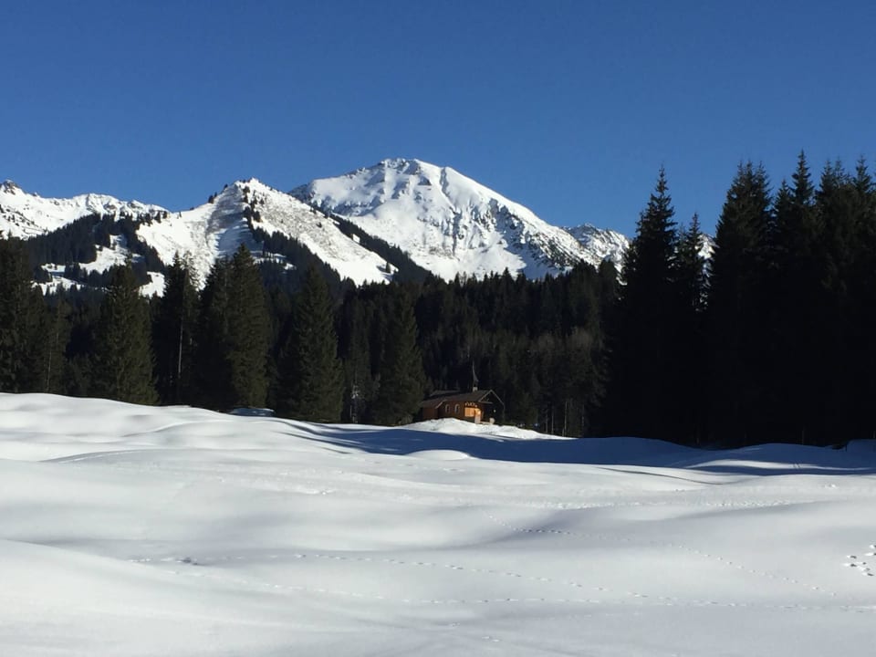 Blick vom Hotel aus  Alpenhotel DAS KÜREN