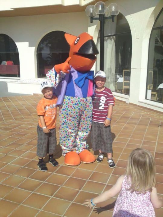 Das Maskottchen (Blaudi) vom Hotel blau punta reina