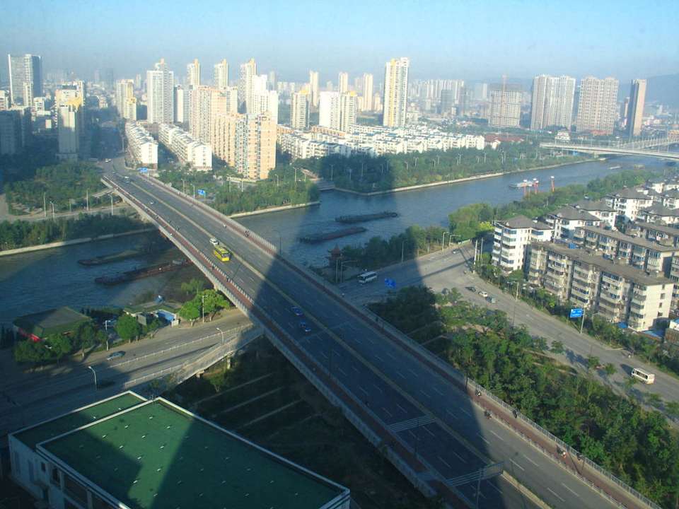 Blick auf Wuxi (19. Stock) Kempinski Hotel Wuxi