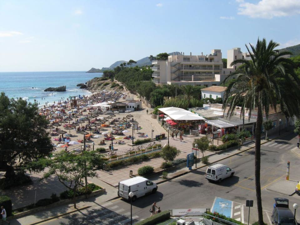 Die Playa Son Moll in der Nutzungsphase Hotel Serrano Palace