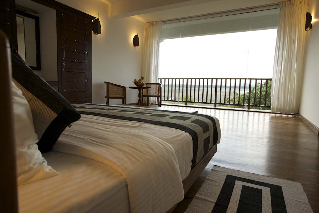 View from the main bed Thaulle Resort