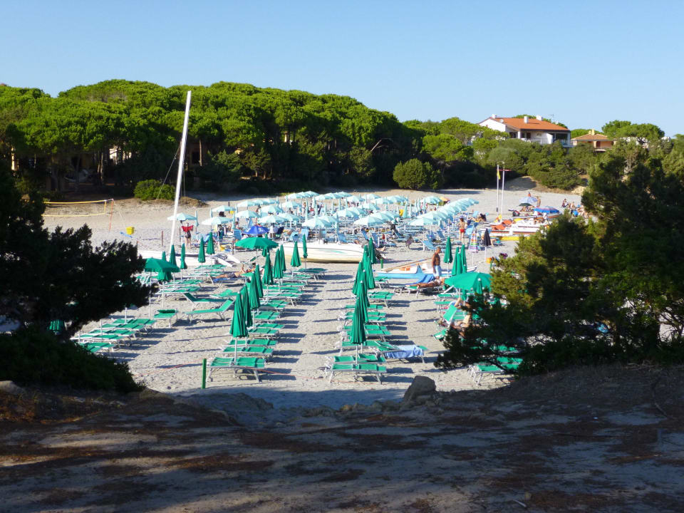 Sauber und gepflegter Strand. Liege/Schirm gratis Tirreno Resort