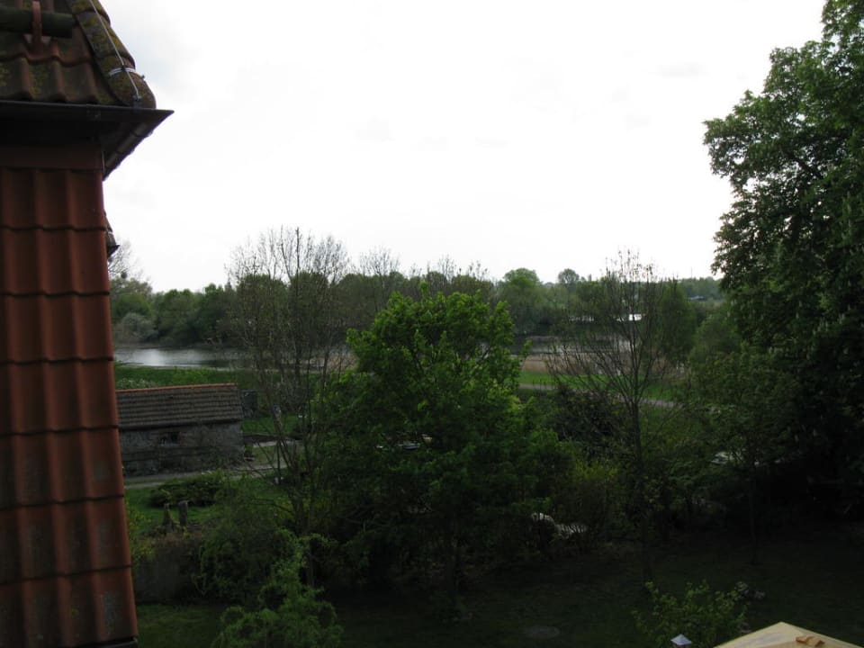 Blick aus dem Fenster Hotel ElbRivera Alt Prester