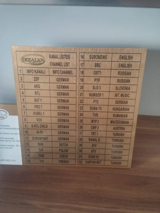 Programmliste Satfernsehen Dizalya Palm Garden