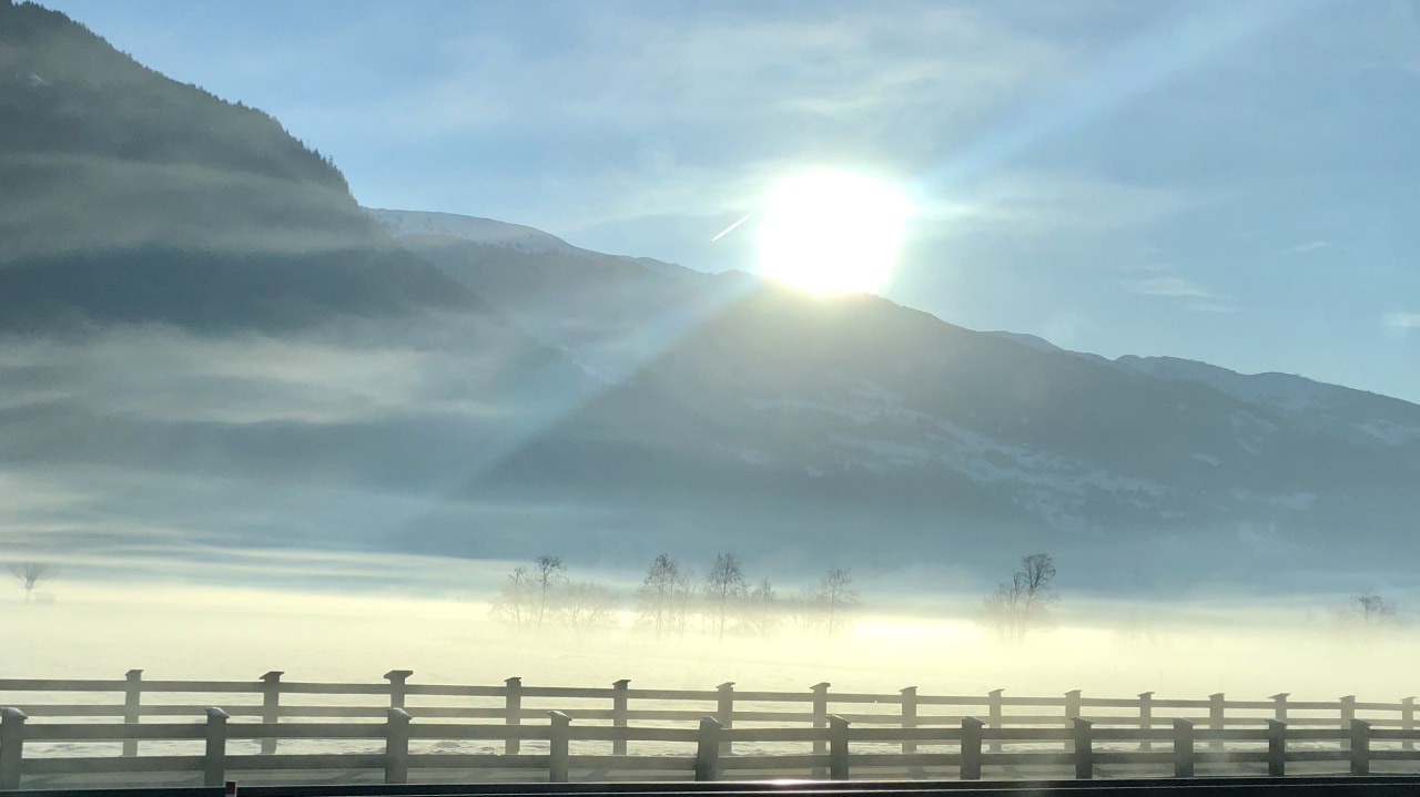 Ausblick Hotel Landhaus Zillertal