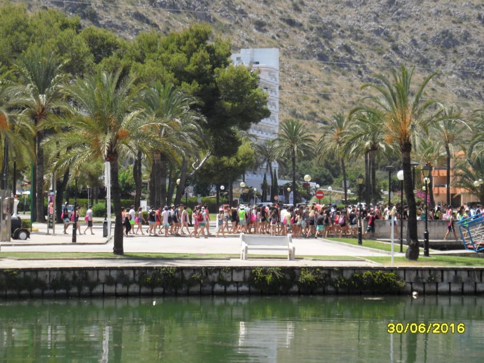 Ein Teil der täglichen Schüler im Restaurant BelleVue Club