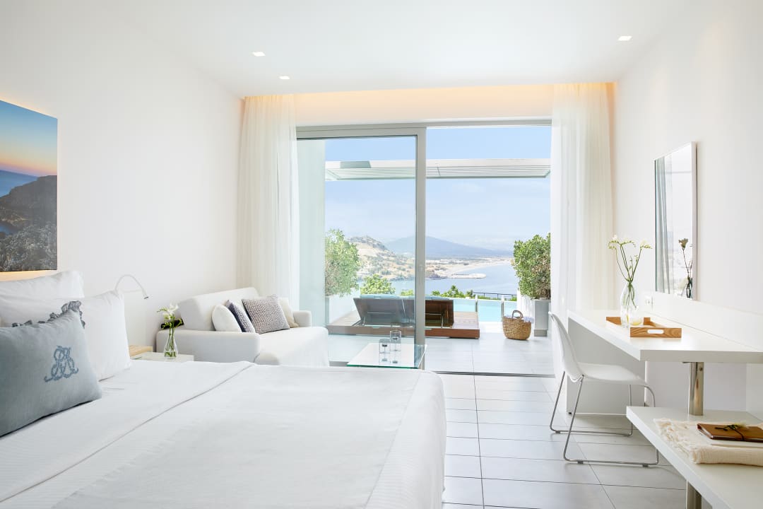 Zimmer Lindos Mare, Seaside Hotel