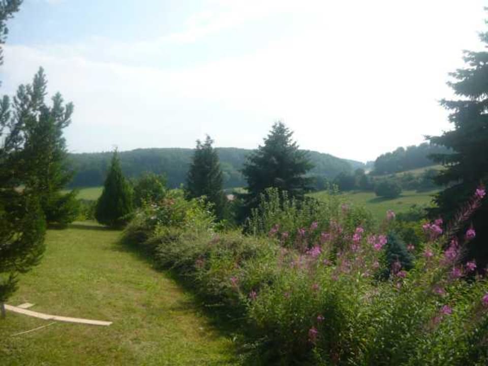 Ausblick Ferienwohnung Das Falkennest