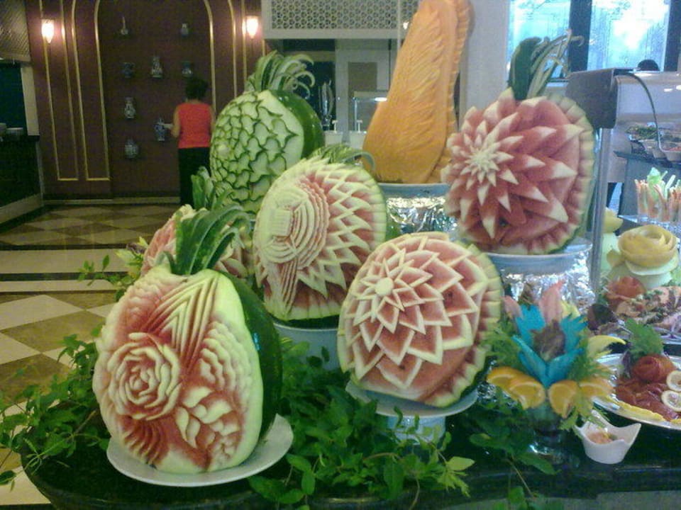 Kunstwerke im Speisesaal Ali Bey Resort Sorgun
