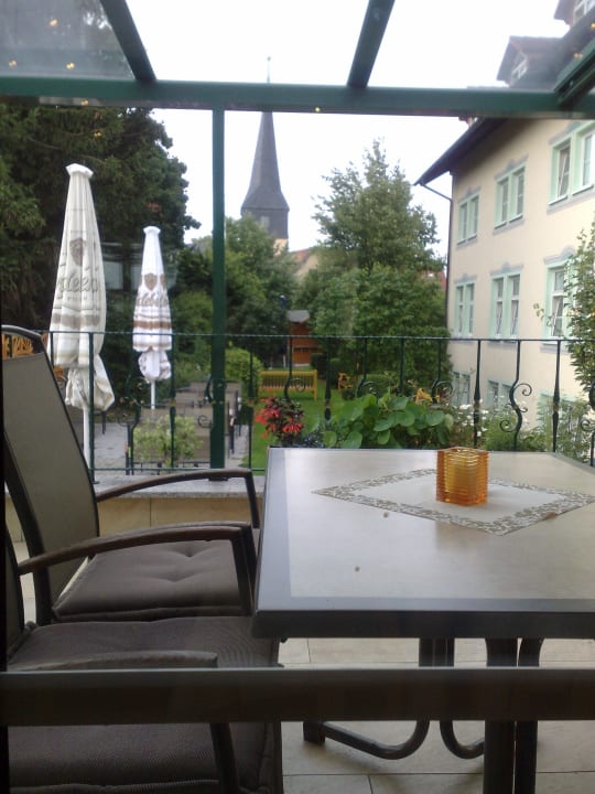 Außenplätze des Restaurants Hotel Linderhof