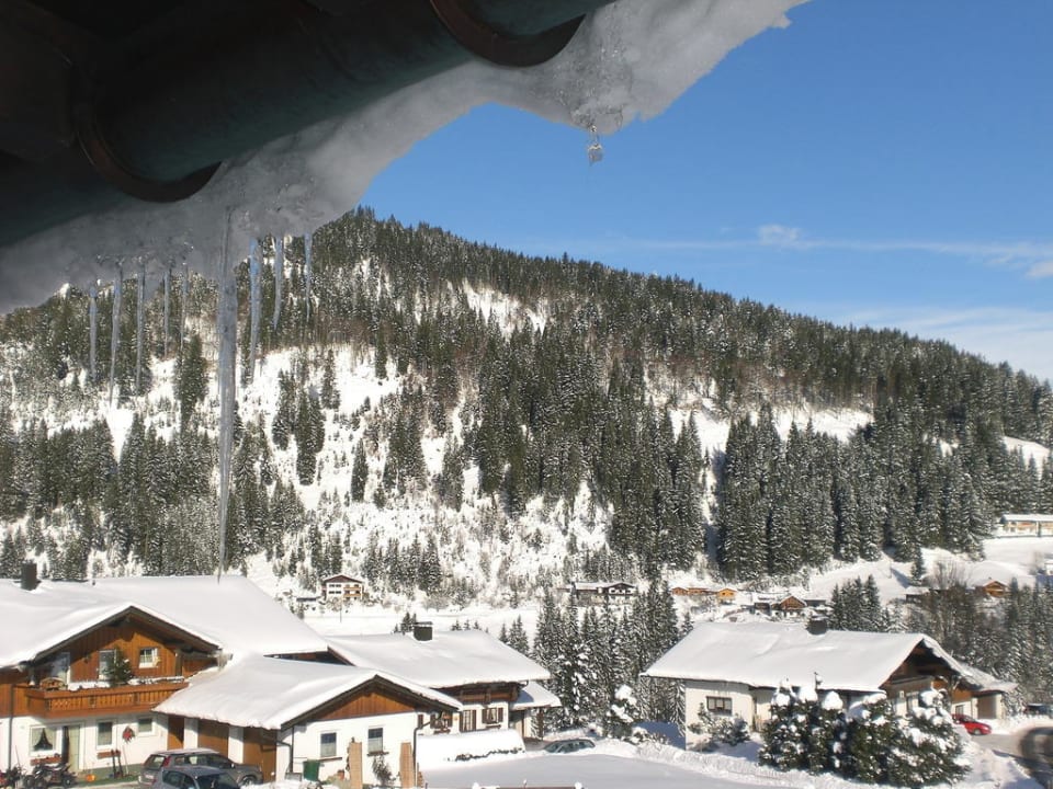 Ausblick vom Balkon Haus Weissert
