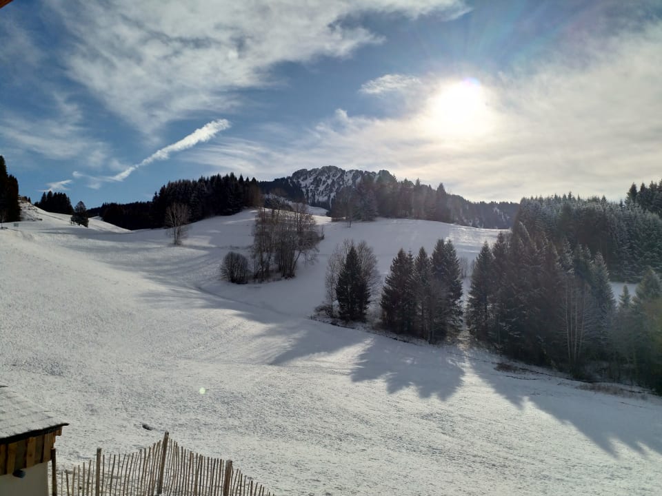 Ausblick Schrofen Chalets Jungholz
