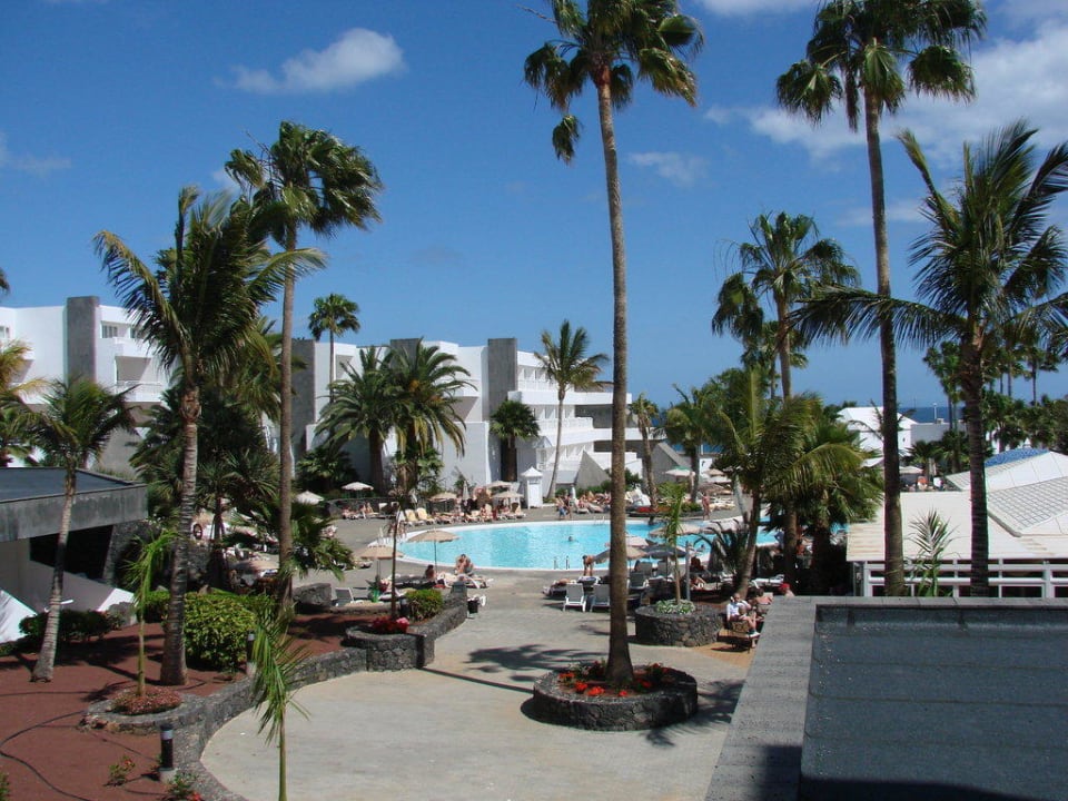Blick von Zimmer Hotel Riu Paraiso Lanzarote