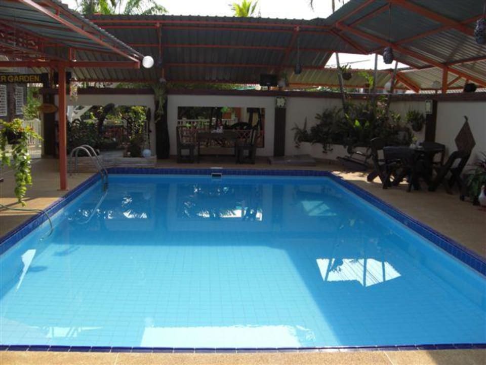 Der Pool im Thomas-Resort Hotel Thomas Resort