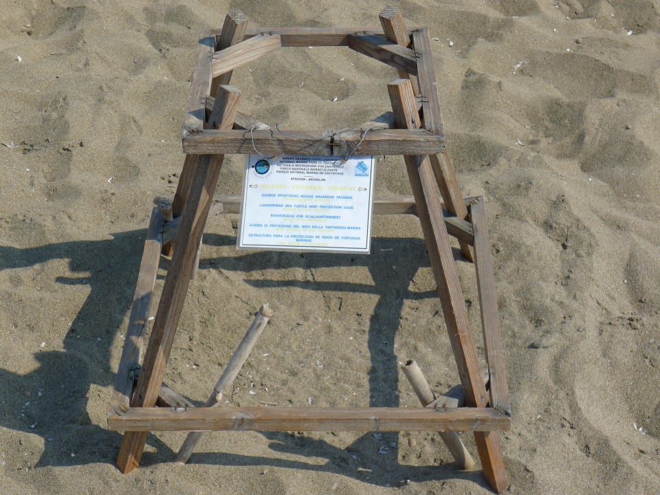 Strand, Schutz der Eiablagen Hotel Sirocco