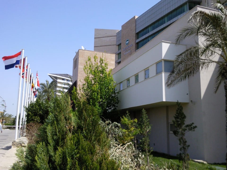 Auffahrt zum Hotel Sherwood Exclusive Lara