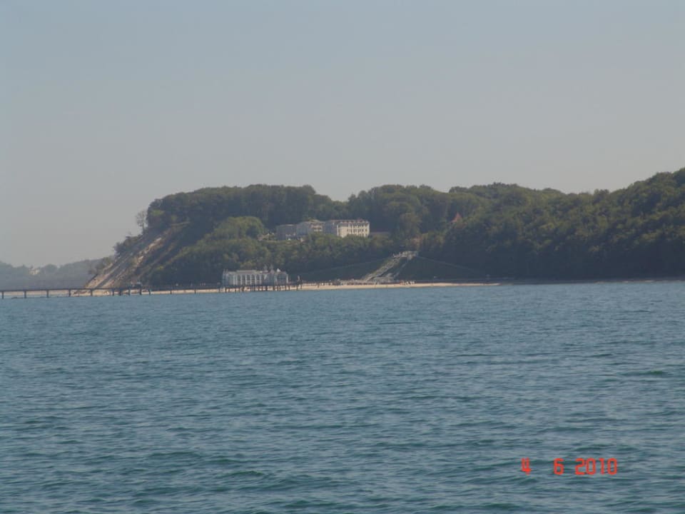 Ansicht vom Meer aus Hotel Bernstein Rügen