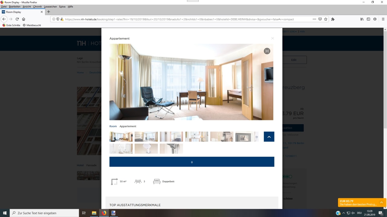 Zimmer Apartmenthaus Berlin Mitte