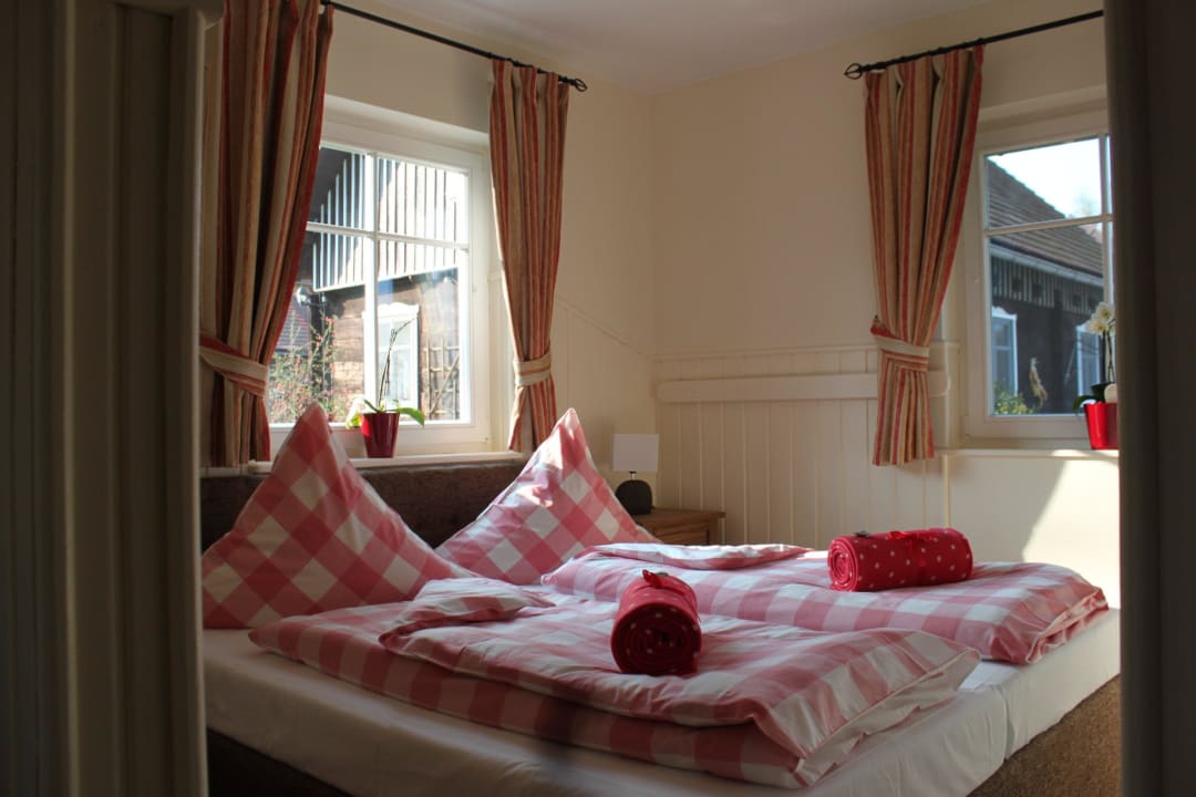 Schlafzimmer Apartment Pension & Gasthof Spreewaldhof Leipe