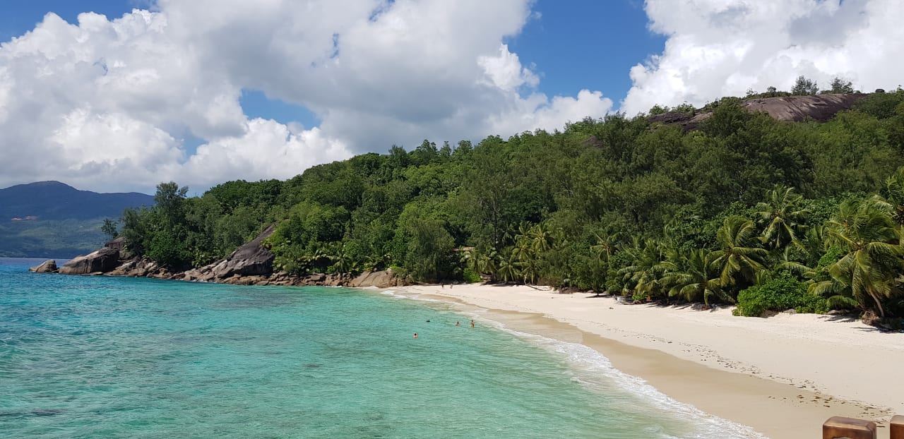 Ausblick Anse Soleil Beachcomber
