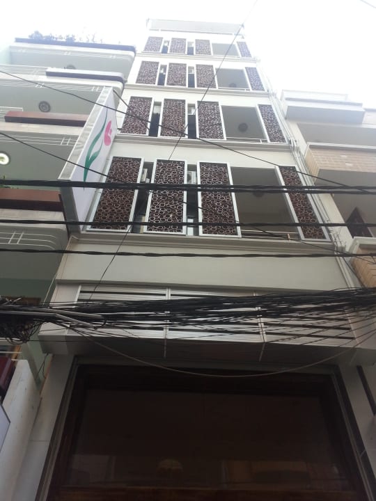 Exterior of our hotel Canary Saigon Hotel