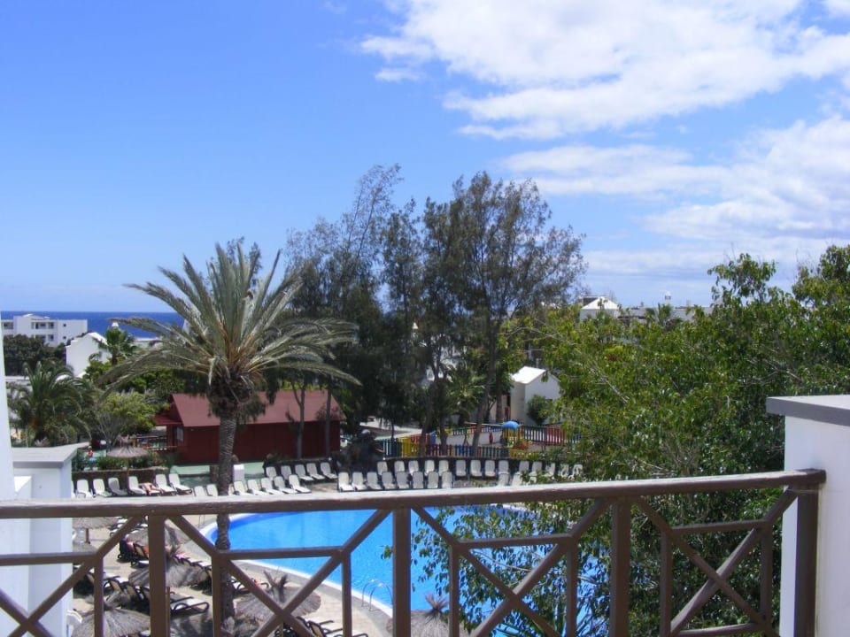 Ausblick vom Balkon allsun App.-Hotel Albatros