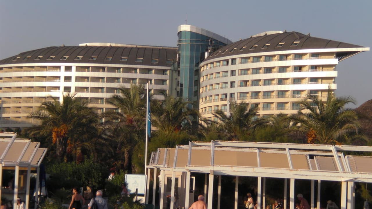Blick vom Strand Royal Wings Hotel