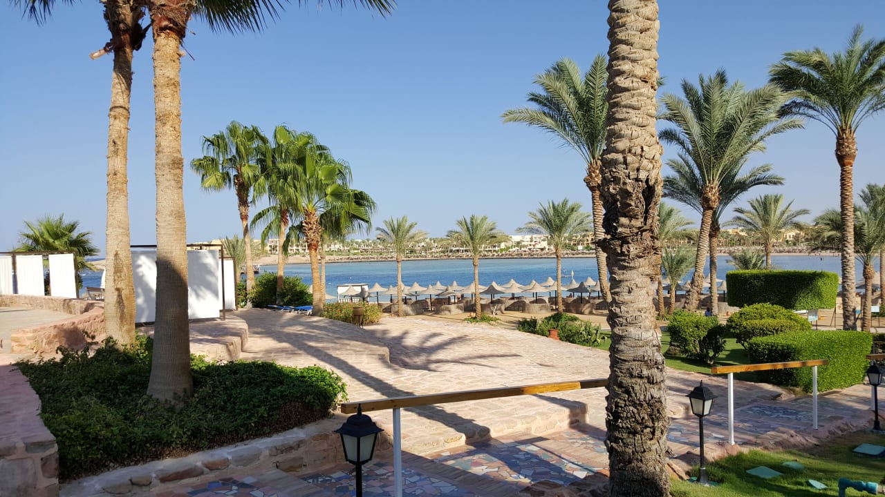 Blick zur Bucht Steigenberger Coraya Beach - Adults only