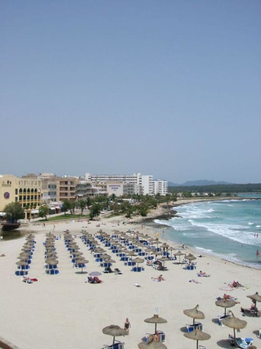 Blick von unserem Balkon Hotel Club S'Illot