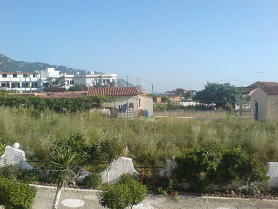 Aussicht vom Balkon Hotel Akis