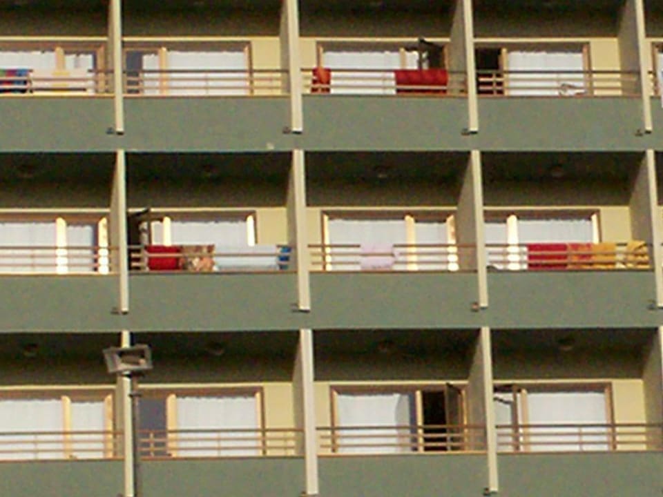 Balkone mit Laken Hotel Vibra Beverly Playa