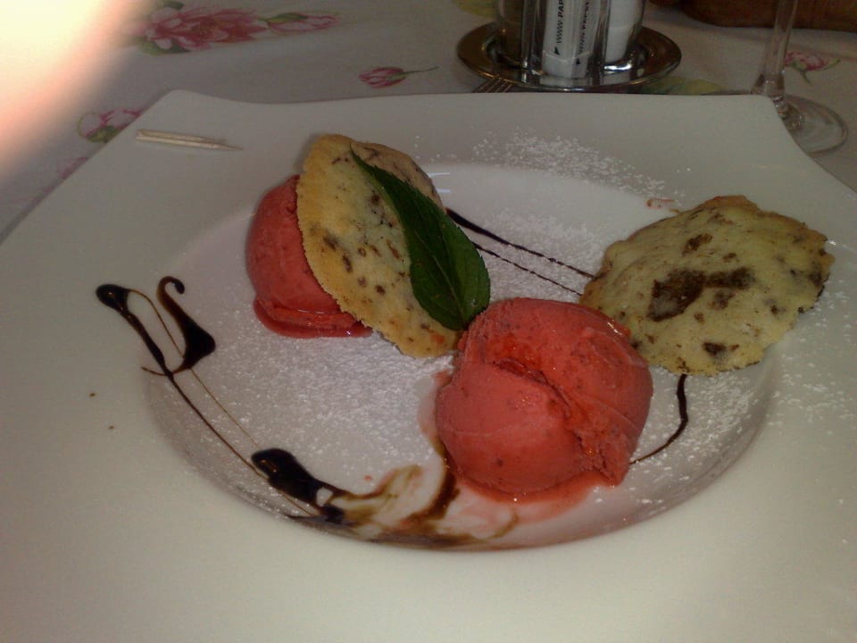 Nachspeise Hotel Alpenrose