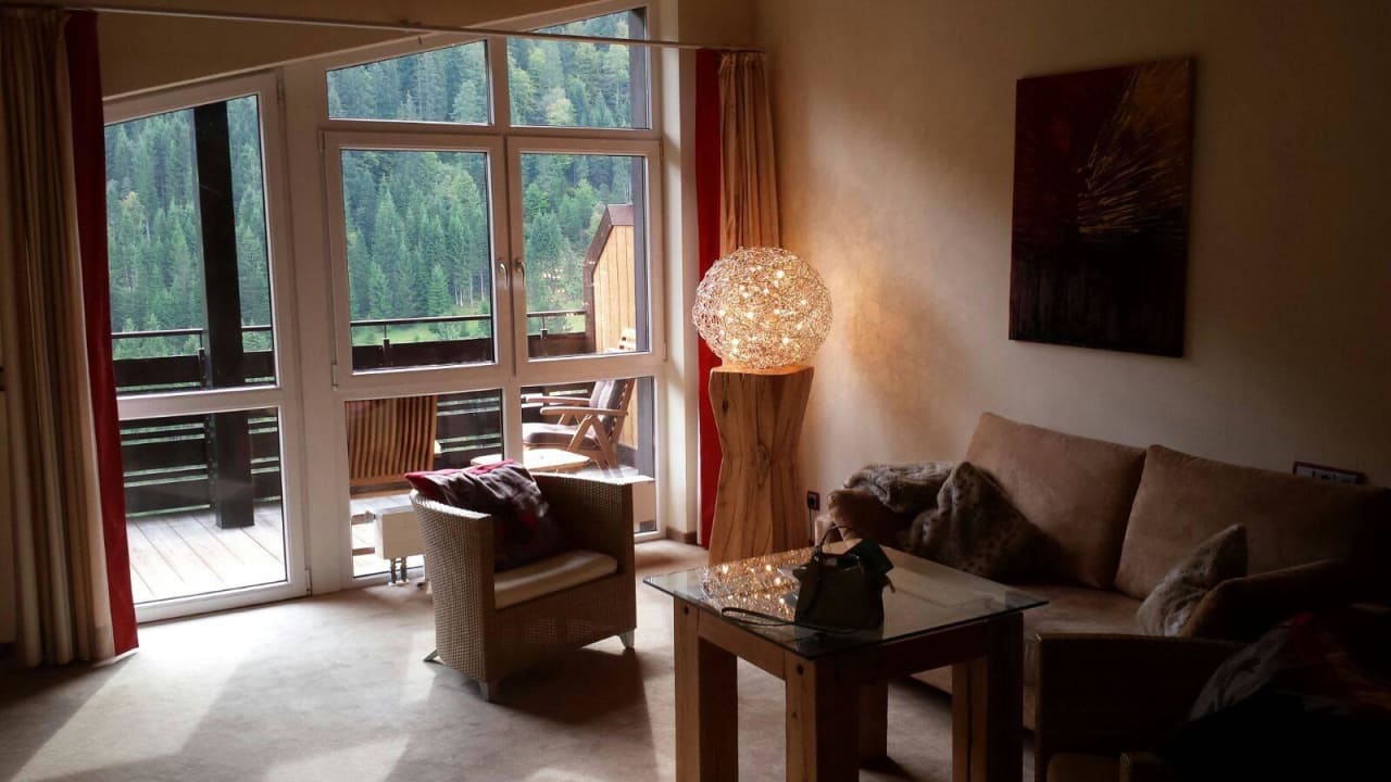 Wohnzimmer Wellness-Suite Verwöhn- und Wellnesshotel Walserhof