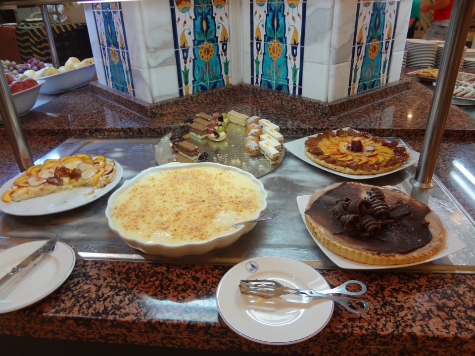 Jeden Abend ein sehr schönes und leckeres Dessert Hotel El Mouradi Palm Marina