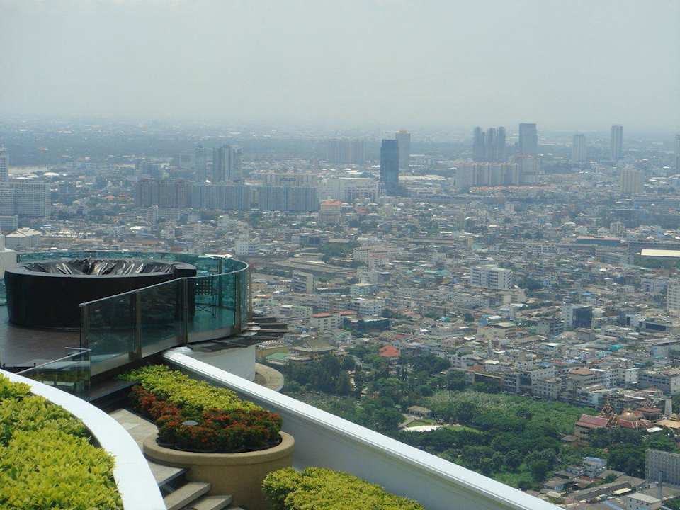 Ausblick Sky Bar bei Tag Hotel Lebua At State Tower