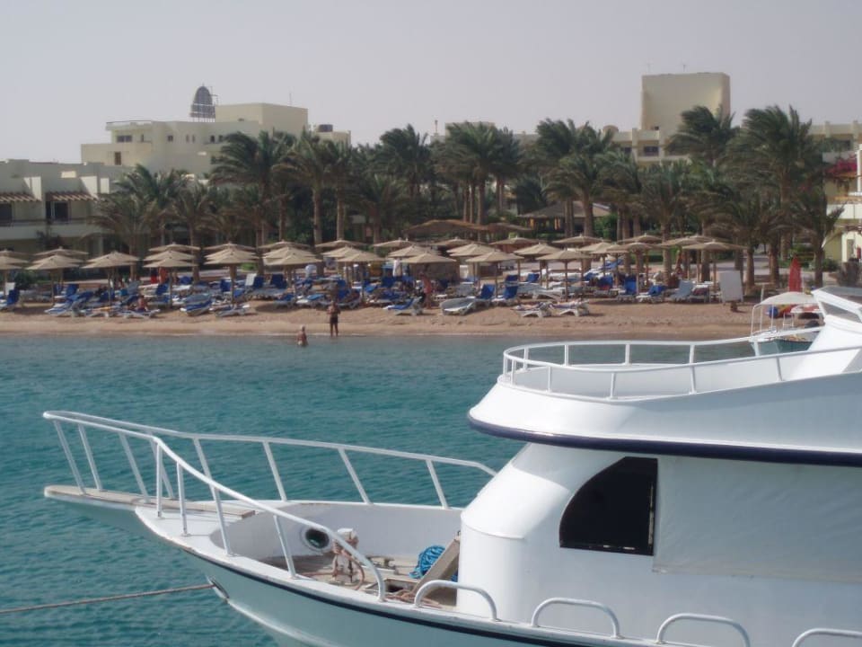 Blick vom Boot Palm Beach Resort
