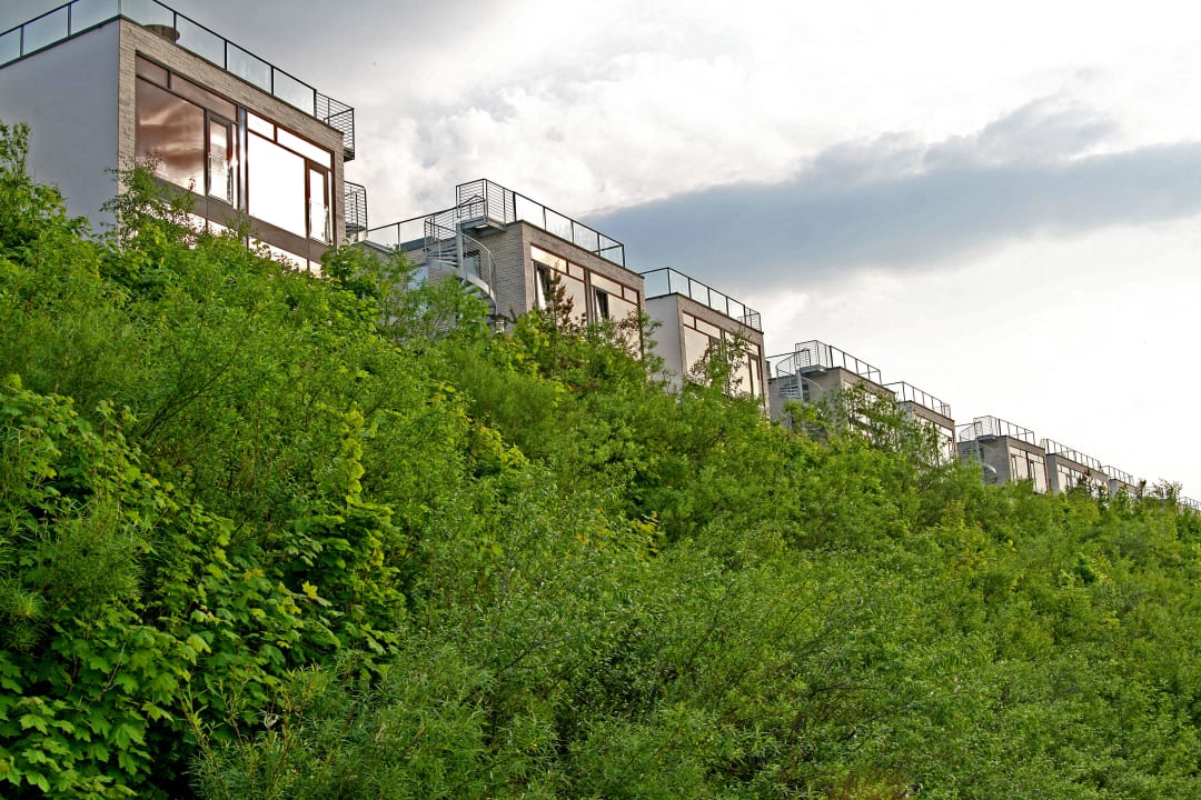View from the beach / Widok z plaży Boulevard Ustronie Morskie by Zdrojowa