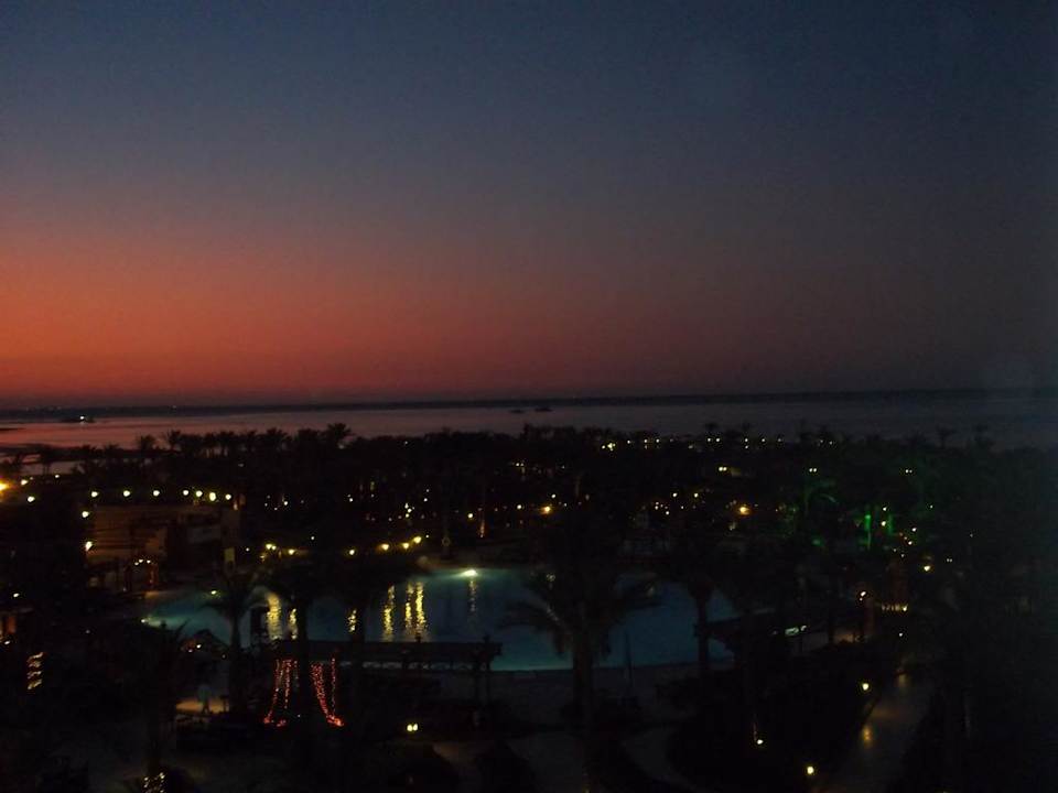 The sunset view Le Jardin Aqua Park Resort