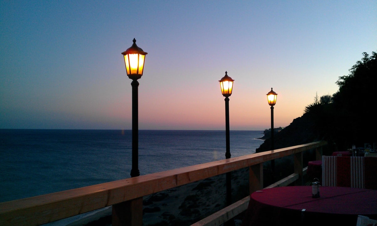 Abendidylle im Restaurant Marina Playa Suite Hotel