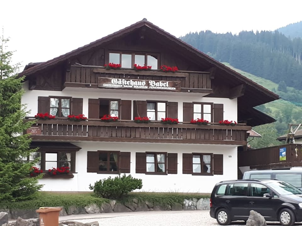 Außenansicht Gästehaus Babel