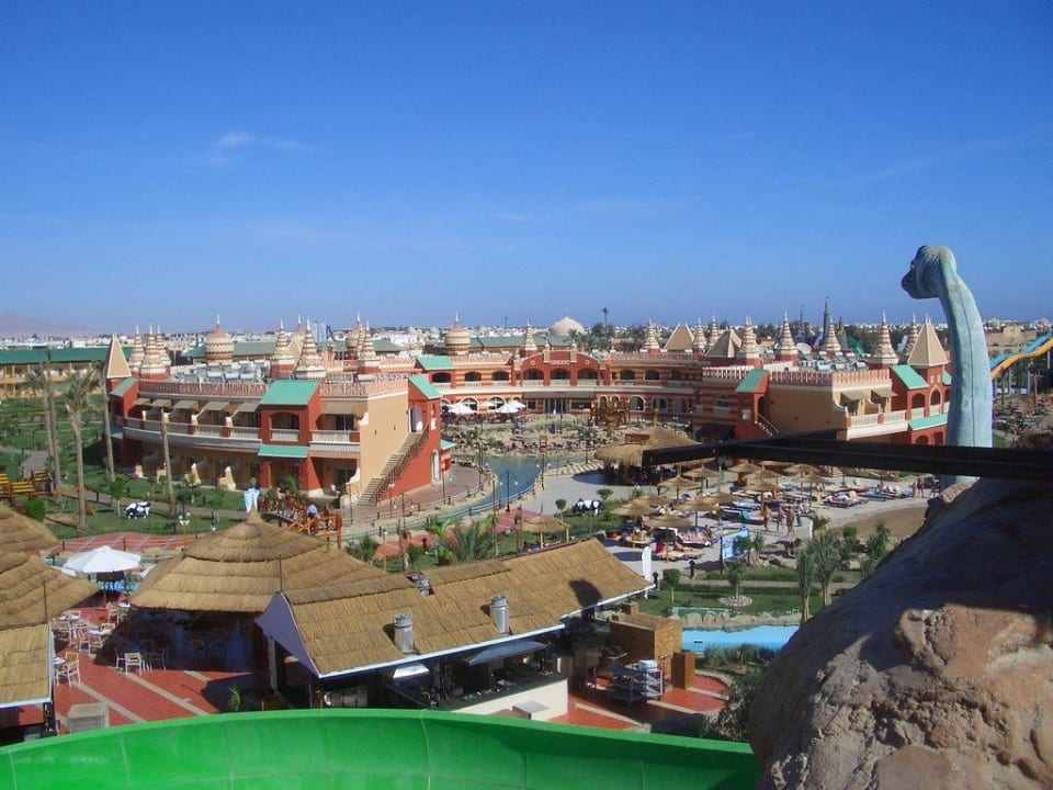 Ausblick von einer der Rutschen Pickalbatros Aqua Blu Resort - Sharm El Sheikh