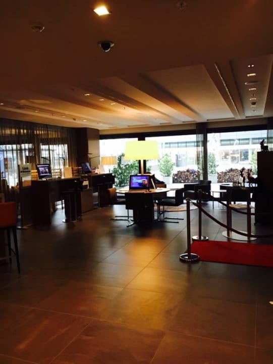 View from elevators to link-station  Sheraton Zürich Hotel