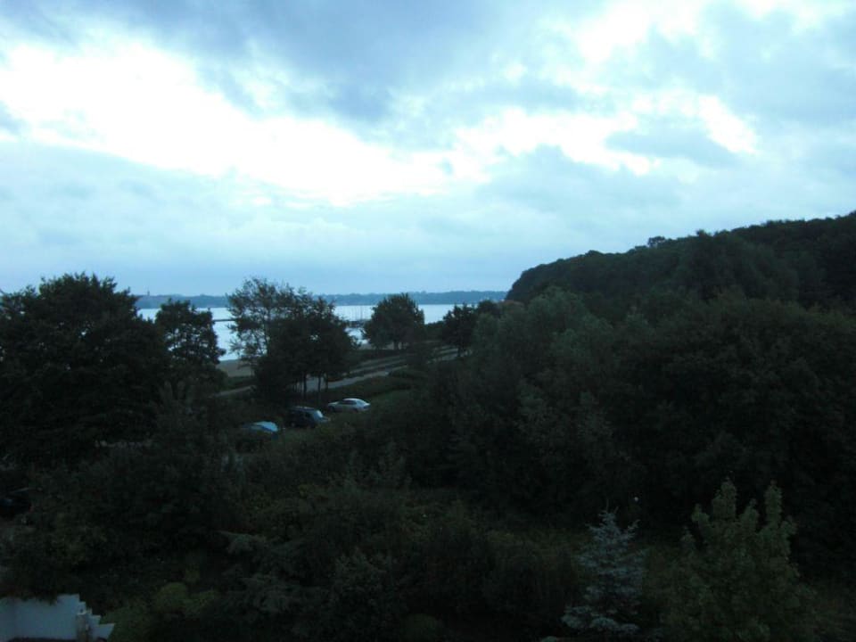 Ausblick aus dem dachschrägen-Fenster Hotel Strand Residenz Wasserleben
