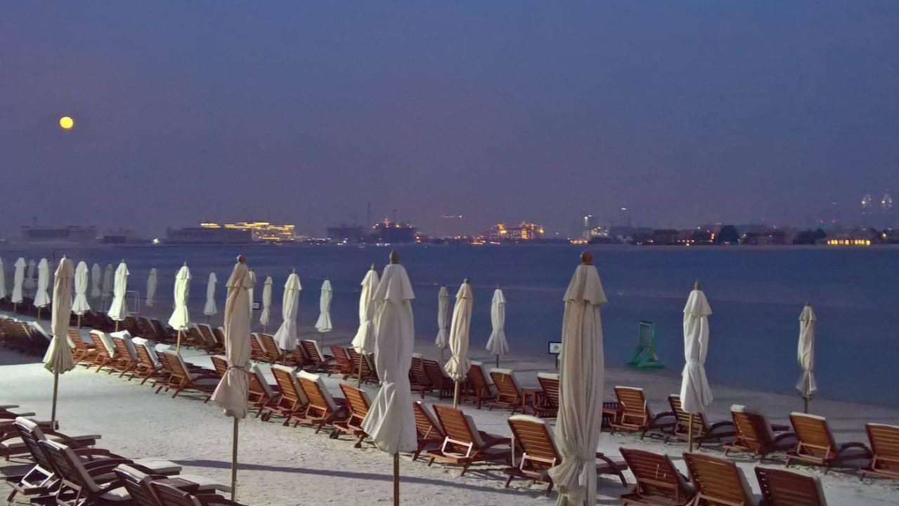 Hotel Strand am Abend Sofitel Dubai The Palm Resort & Spa