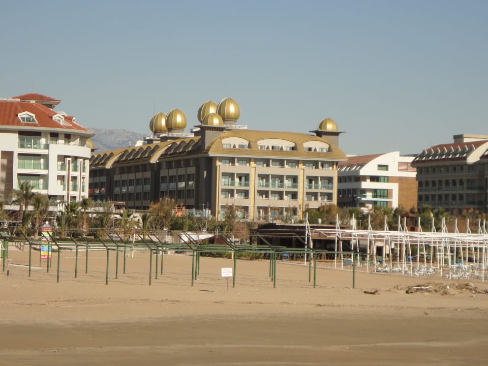 Aydinbey Kings Palace von Strand fotografiert Aydinbey Kings Palace & Spa