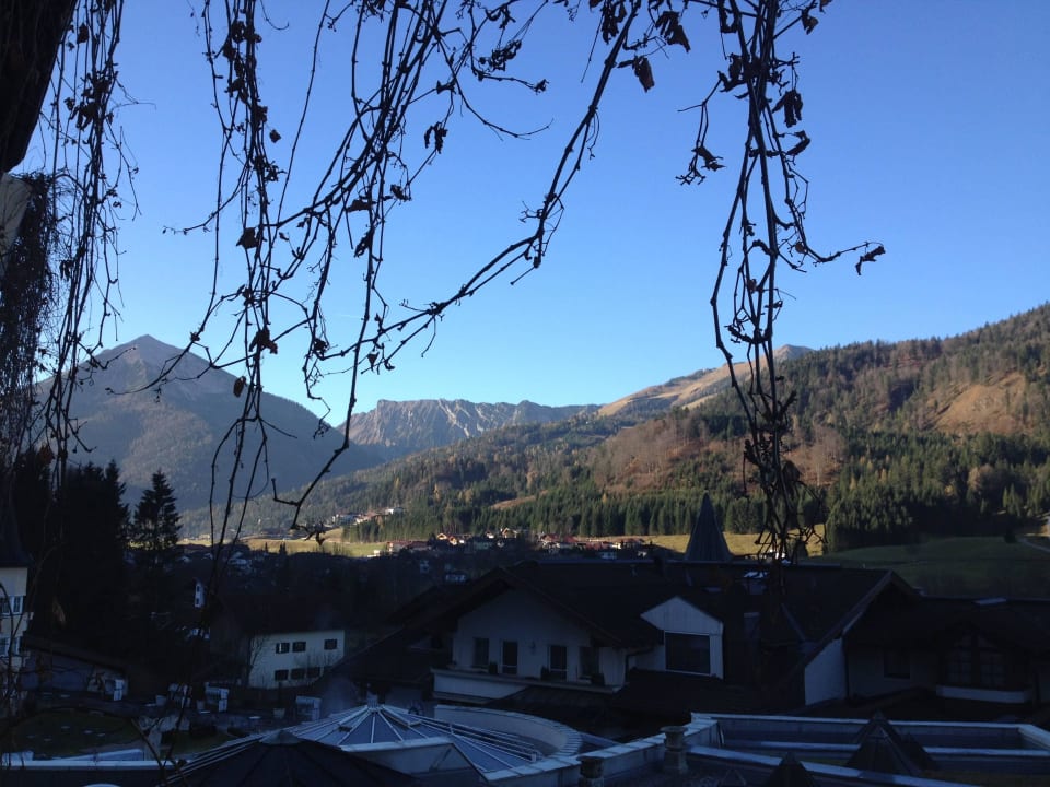Zimmerausblick am Morgen Posthotel Achenkirch