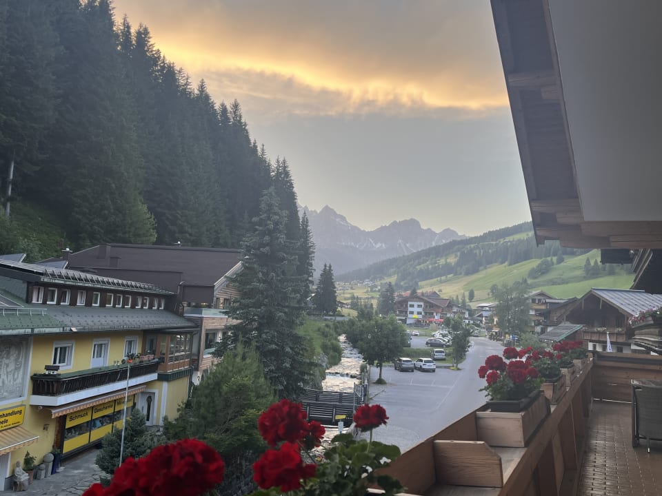 Ausblick Pension Central Filzmoos