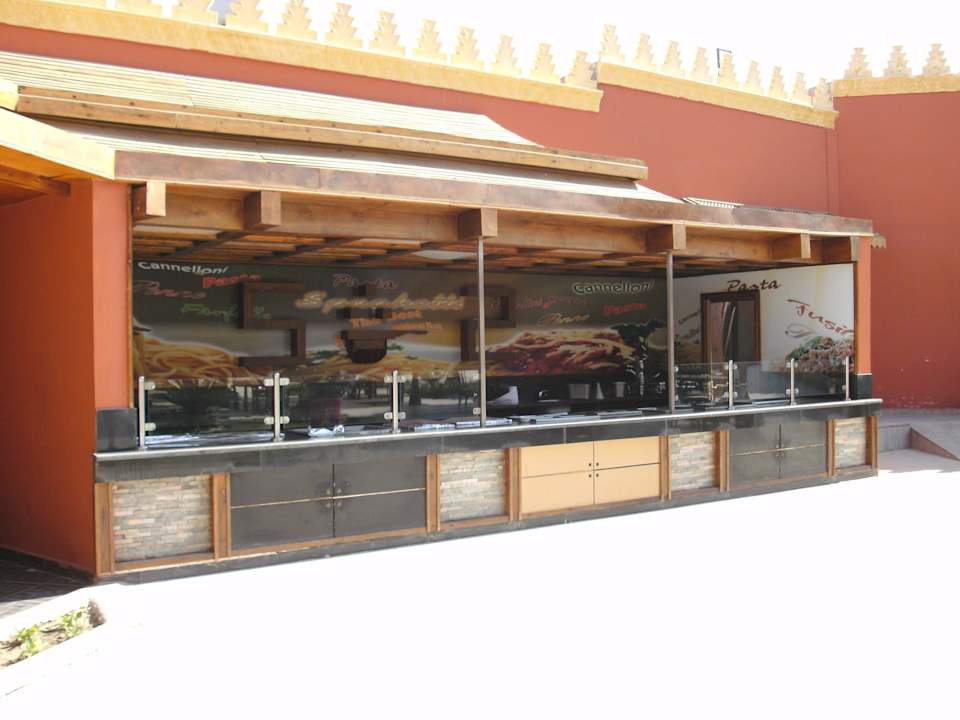 Kirmesbuden Romantik beim Italiener Pickalbatros Alf Leila Wa Leila Resort - Neverland Hurghada