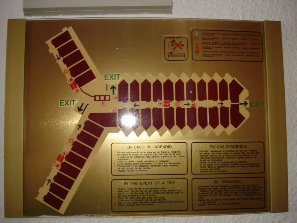 Zimmerplan Hipotels Flamenco